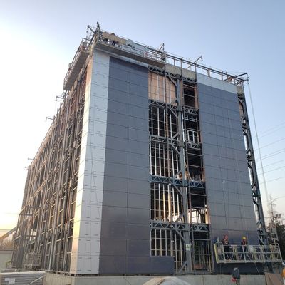 Berat Ringan Bangunan Kantor Baja Prefabrikasi Perawatan Permukaan Lukisan