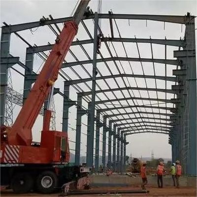 SGS Bangunan Struktur Baja Q355 Struktur Baja Logam Digulung Panas