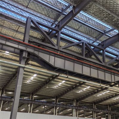 SGS Bangunan Struktur Baja Q355 Struktur Baja Logam Digulung Panas