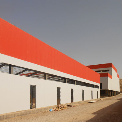 Hi-Q Solid Prefabricated Steel Frame Workshop Baja tahan karat