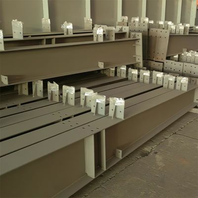 Duktilitas baik Galvanized Steel Hanger Struktur baja tahan gempa tinggi Rumah