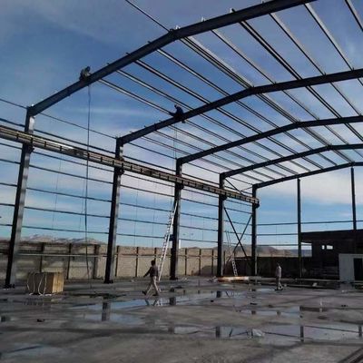 Lokakarya struktur baja tahan air Low Carbon Fire Prefab Metal Workshop