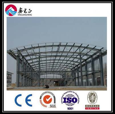 Bangunan prefabrikasi Multi Span Light Gauge Steel Structure Frame Workshop