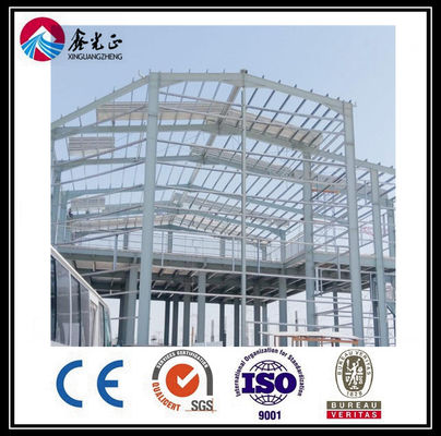Bangunan prefabrikasi Multi Span Light Gauge Steel Structure Frame Workshop