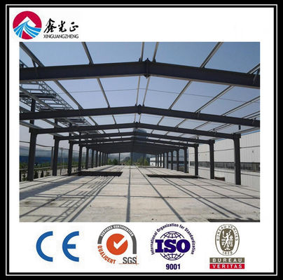 Bangunan prefabrikasi Multi Span Light Gauge Steel Structure Frame Workshop