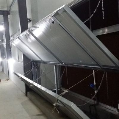 Struktur Baja Peternakan Industri Rumah Pertanian Penggunaan Panel Berwarna