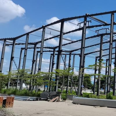 Anti rust Painting Metal Workshop Bangunan Prefabrikasi Metal Warehouse ODM