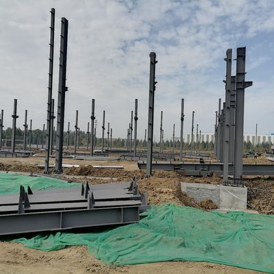 Struktur baja tahan gempa Konstruksi gudang Bagian H