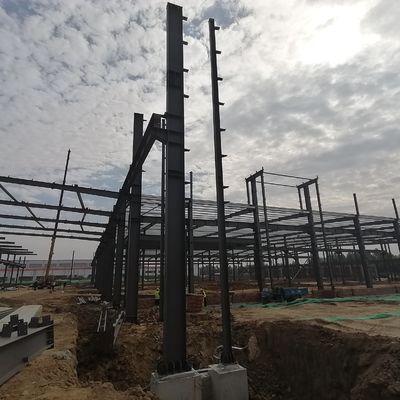 Struktur baja tahan gempa Konstruksi gudang Bagian H