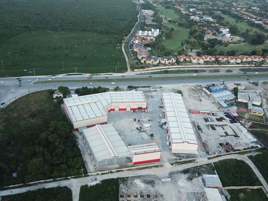 Bangunan Struktur Baja Prefabrikasi Padat Bangunan Baja Ekonomi Gudang