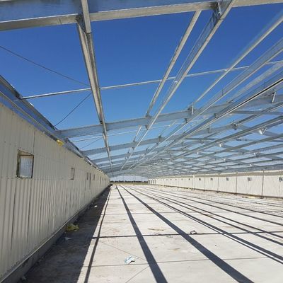 Mewarnai Peternakan Rumah Pengelasan Bolt Prefab Steel Warehouse