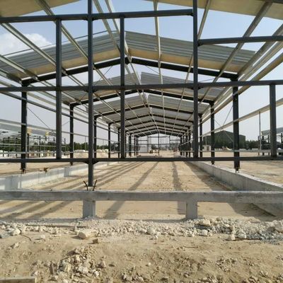 ODM Prefab Metal Warehouse Intelligent Steel Frame Rumah Ayam