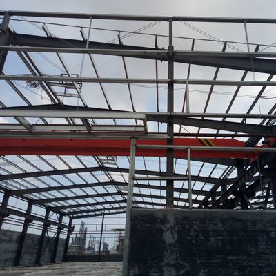 Q355B Konstruksi Baja Prefabrik Gedung Gudang Baja Prefabrik ODM