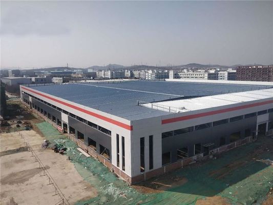 Bangunan Kantor Kerangka Baja SGS OEM Gudang Struktur Baja