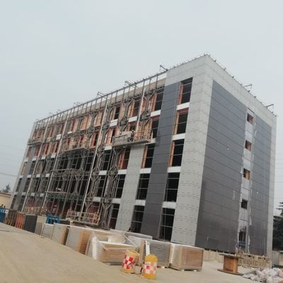 Bangunan logam prefabrikasi tahan gempa Struktur baja OEM