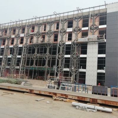 Bangunan logam prefabrikasi tahan gempa Struktur baja OEM
