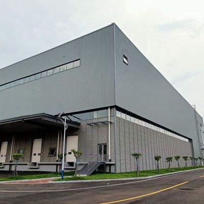 Bangunan gudang logam multi-fungsi Prefabrikasi Z Purlin