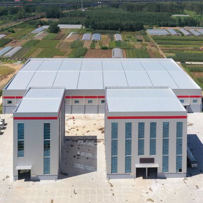 ASTM Struktur Baja Gudang Isolasi Kebisingan Gudang Baja Prefab