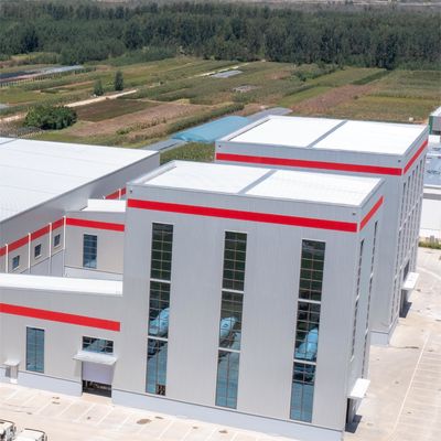 ASTM Struktur Baja Gudang Isolasi Kebisingan Gudang Baja Prefab