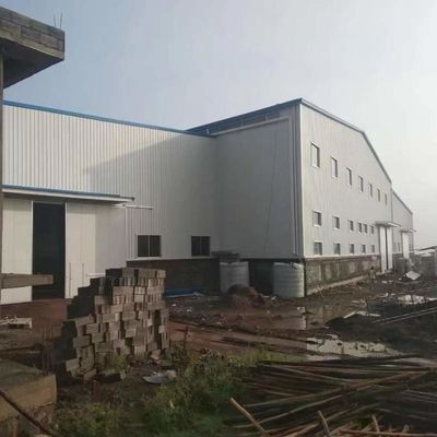 CE Steel Structure Warehouse Q355B Prefabrikasi Steel Warehouse