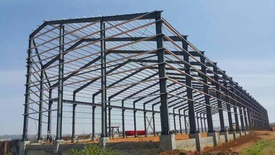 Bangunan Konstruksi Perindustrian Prasarana Baja Prefabrikasi Gudang