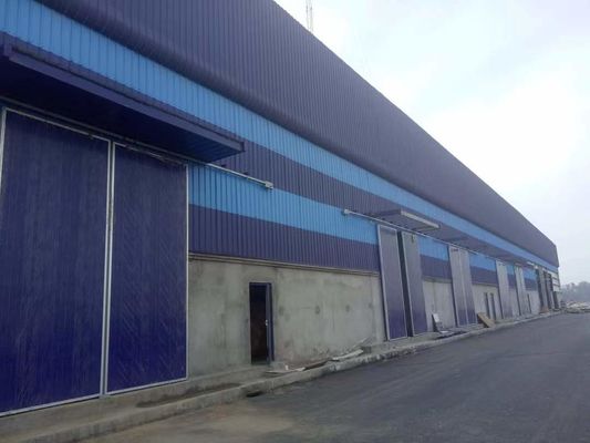 Bangunan Konstruksi Perindustrian Prasarana Baja Prefabrikasi Gudang