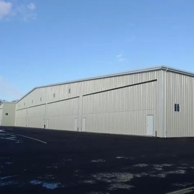 ODM Struktural Steel Hanger Modular Korosi Resistance Hangar Pesawat Prefab