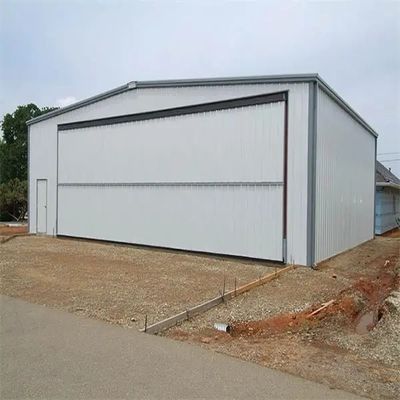 Bangunan Hangar Logam Prefabrikasi Isolasi Panas Bangunan Hangar Baja