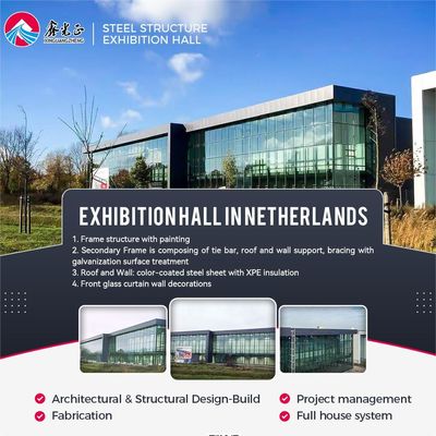 Easy Installation Steel Structure Exhibition Hall untuk kebutuhan pelanggan