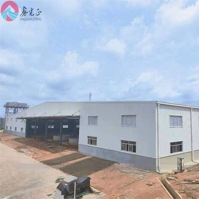Konstruksi khusus gudang struktur baja prefabrikasi dengan panel tahan api