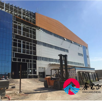 SGS Steel Structure Workshop Bagian C Bolts Koneksi Steel Frame Workshop