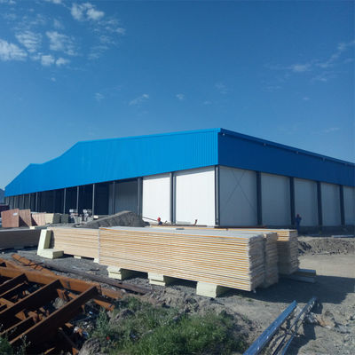 CE Struktural Steel Hanger Portal Frame Pre Engineered Steel Structure Hangar