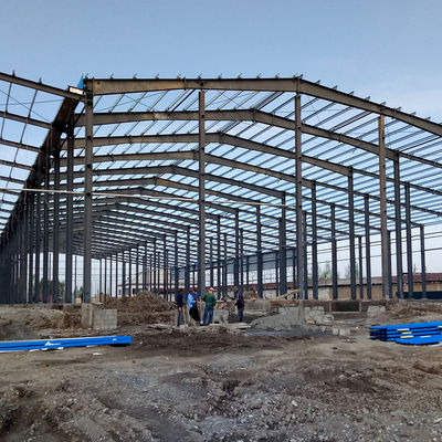 CE Struktural Steel Hanger Portal Frame Pre Engineered Steel Structure Hangar