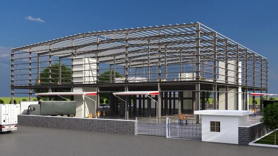Konstruksi Struktur Baja Hanger Modular Intensitas Tinggi OEM Konstruksi Struktur Baja
