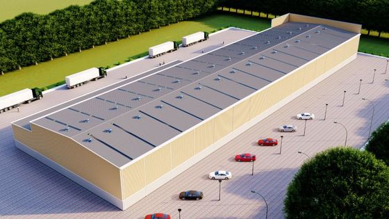 Konstruksi Struktur Baja Hanger Modular Intensitas Tinggi OEM Konstruksi Struktur Baja