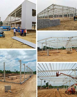 OEM Prefabrikasi Rumah Kerangka Baja Ringan