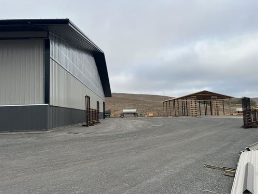 Q235B Bangunan Struktur Baja Prefabrikasi Sertifikat SGS Untuk Lokakarya