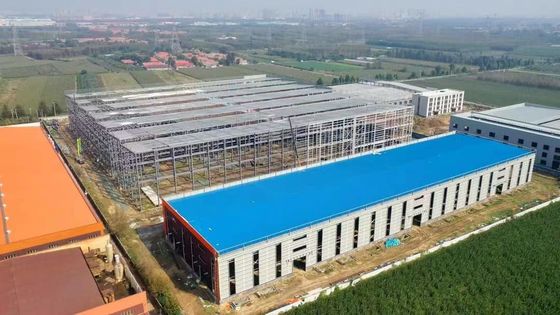 China Disesuaikan Prefabrikasi Struktur Baja Gudang Workshop