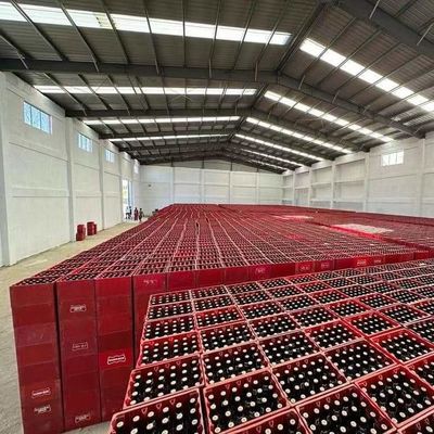 Bangunan Baja Prefabrikasi Konstruksi Pabrik Botol Air