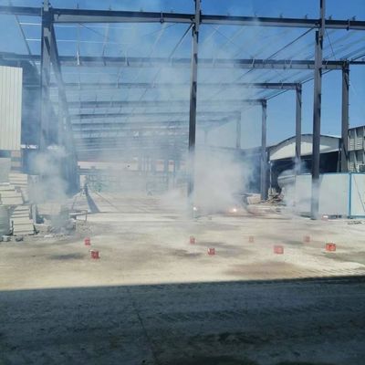 Bangunan Baja Prefabrikasi Konstruksi Pabrik Botol Air