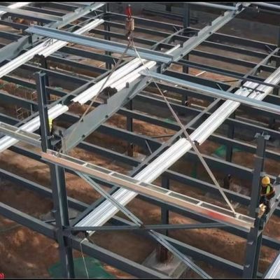 Bangunan Kantor Struktur Baja Prefabrikasi Bertingkat Untuk Bekerja Dan Hidup