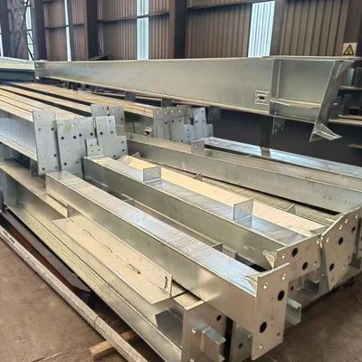 Bolt Koneksi Baja Rumah Prefabrikasi Q355B Rumah Metal Prefabrikasi