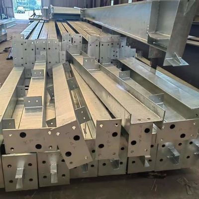 Bolt Koneksi Baja Rumah Prefabrikasi Q355B Rumah Metal Prefabrikasi