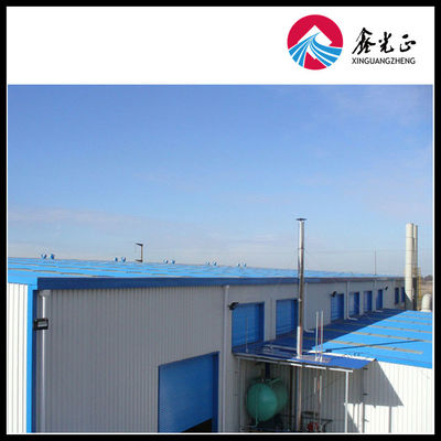 Bolt Connection Prefab Steel Structure Warehouse Kapasitas beban 1000kg/m2