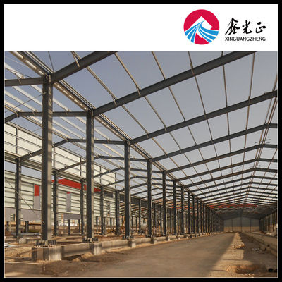 Epoxy Rich Zinc Primer Finished Prefab Warehouse dengan H Steel Main Steel Frame