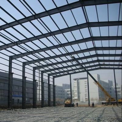 China Disesuaikan Prefabrikasi Struktur Baja Gudang Workshop