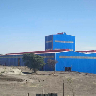 Ketebalan Flange 5-16mm Steel Fabrication Warehouse Featuring Drawing PKPM Cocok untuk Struktur dan Proyek Baja Tugas Berat