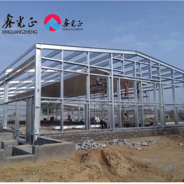 Rumah Pertanian Ternak Prefabrikasi Baja H-Section dengan Insulasi PVC