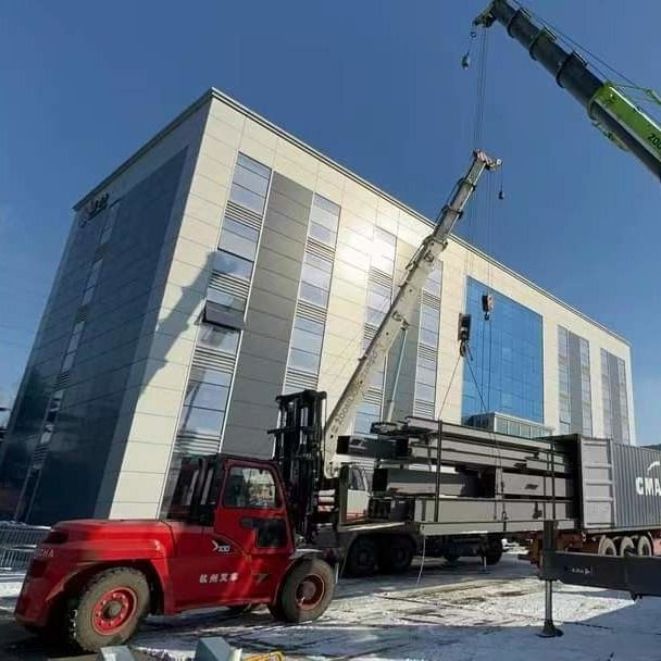 Bangunan Kantor Struktur Baja Prefabrikasi Bertingkat Untuk Bekerja Dan Hidup