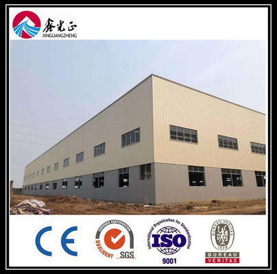 Bangunan prefabrikasi Multi Span Light Gauge Steel Structure Frame Workshop